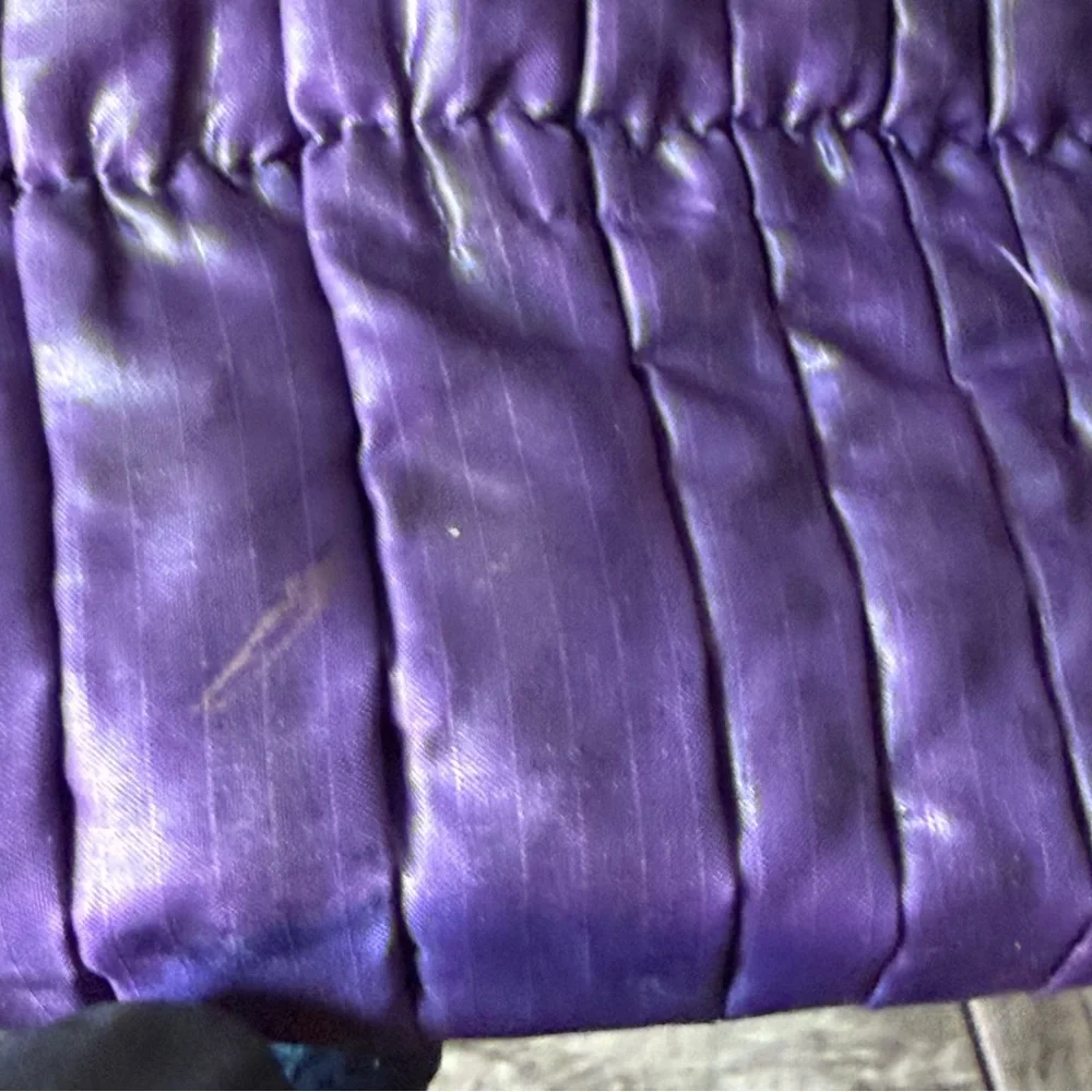 Prada Purple Nylon Leather Two-Way Bag - Picture 7 of 16